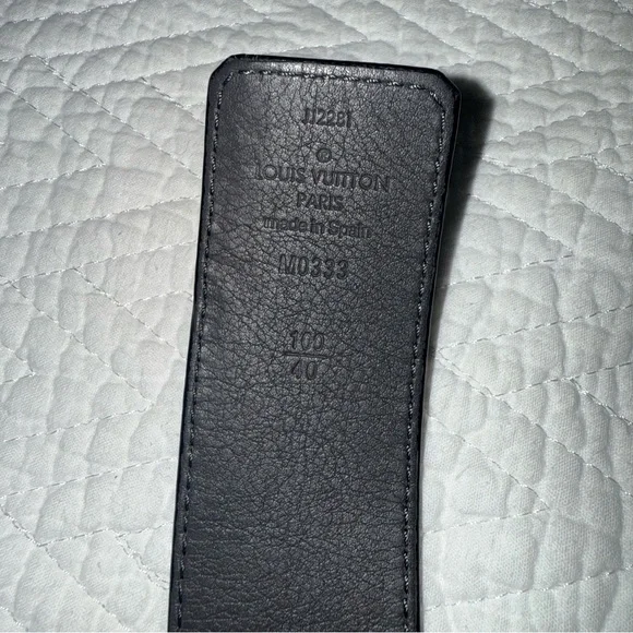 Louis Vuitton Damier LV 40mm Reversible Belt | 100% Authentic EUC Sz 100 - Picture 8 of 10